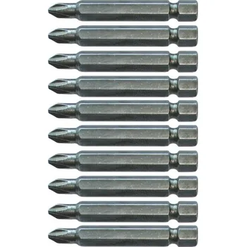 Bit Sada šroubovacích bitů PH1 1/4 CrV (10 ks)