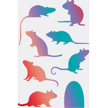 MyCreativ Šablona, vzor MYŠI, 29,7X21 cm, 1 kus