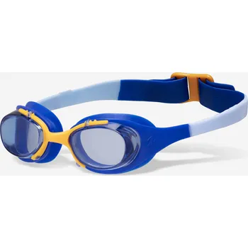 Plavecké brýle DECATHLON Dětské plavecké brýle Xbase s tónovanými skly MODRÁ|ORANŽOVÁ