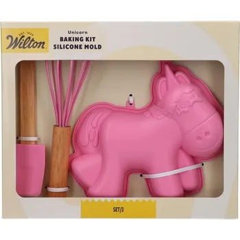 Čokoláda Wilton silikonová forma na pečení JEDNOROŽEC sada 3kS