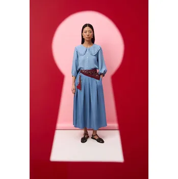 Dámská halenka Halenka Medicine RS26-BDD280 modrá 55J, vel. S