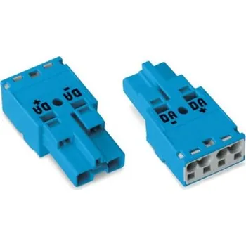 Elektrický konektor Konektor pro osvětlení, řada: 770 Konektor pro osvětlení, Samec Zástrčka, formát pólů: 2, počet cest: 2, Kabelová