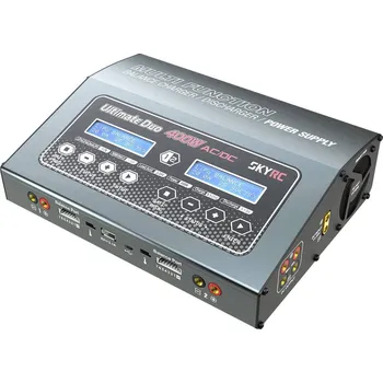 RC vybavení SKYRC D400 modelářská multifunkční nabíječka, 20 A, Li-Pol, LiFePO , Li-Ion, NiMH, NiCd, pro olověné akumulátory