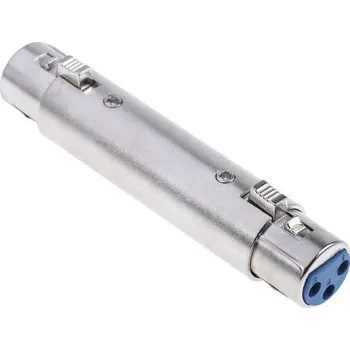 Audio kabel Příslušenství pro kabely XLR, A: Female XLR, B: Female XLR, Stříbrná