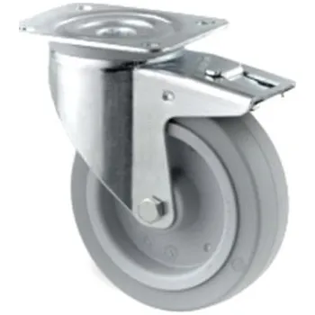 Pojezdové kolečko Kolečko Brzděné otočné 3477UFR160P63 300kg Tente