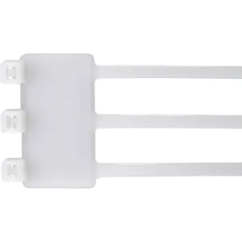 Stahovací páska se štítkem HellermannTyton IT50RT-PA66-NA-L1, 1 ks