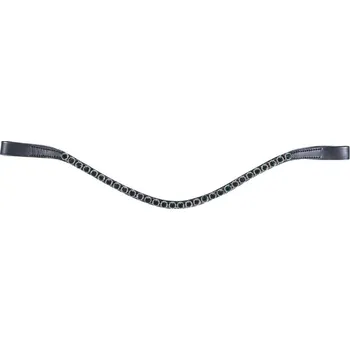 Vybavení pro koně Čelenka HKM Precious deep green FULL