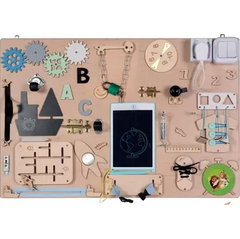 Kancelářský nábytek Interaktivní dětská tabule - 75x50 cm - přírodní - typ 2