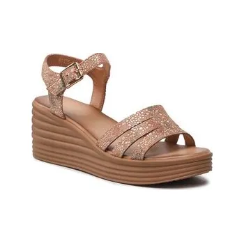 Dámské sandále Clara Barson Sandály WS155-03 Hnědá 41