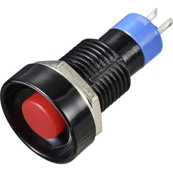 vypínač Miyama, DS-263 Red tlačítkový spínač, 25 V/DC, 3 A, 1 ks