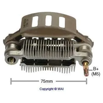 Karburátor Usměrňovač, generátor WAI IMR75816