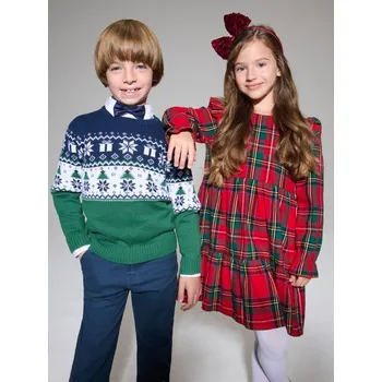 Dívčí šaty Sinsay - Kostkované šaty s volánky - vícebarevná - 550GR-MLC - 550GR-MLC-110