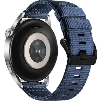 Příslušenství k fitness náramku Techsuit - Řemínek na hodinky 22 mm (W070) - Samsung Galaxy Watch (46 mm)/Watch 3/Gear S3, Huawei Watch GT/GT 2/GT 3 (46 mm) - Nightshade Blue