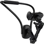 Acefast - Držák telefonu na krk (E33) - pro GoPro, telefon, se svorkou, nastavitelný o 360°, bezpečné uchycení, silikonový nákrčník - černý