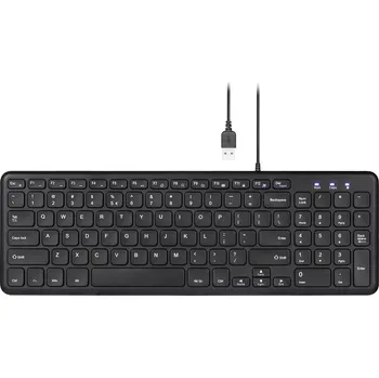 Klávesnice Perixx PERIBOARD-213 DE B USB klávesnice německá, QWERTZ černá