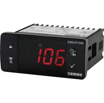 Emko ESM-3711-HN.5.12.0.1/00.00/1.2.0.0 2bodový regulátor termostat PTC -50 do 130 °C relé 16 A (d x š x v) 65 x 76 x 35 mm