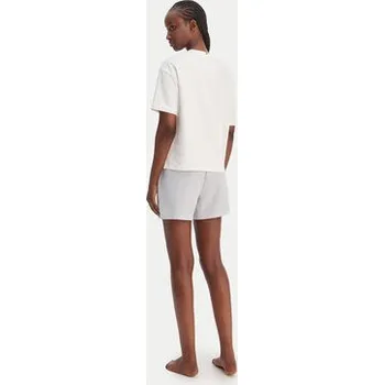 Dámské pyžamo Tommy Hilfiger Pyžamo UW0UW06306 Bílá Regular Fit XS