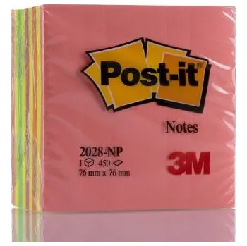 Samolepící bloček Samolepicí bloček, Růžová Post-It