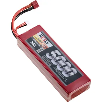 RC vybavení Reely RE-7856796 akupack Li-Pol (modelářství), 7.4 V, 5000 mAh, články 2, 50 C, Hardcase, T zástrčka