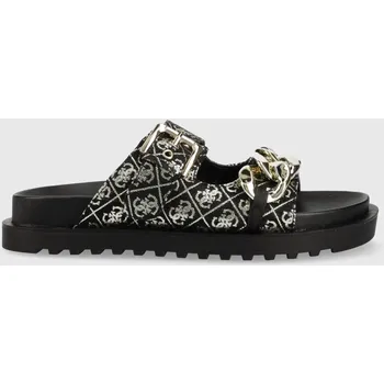 Dámské pantofle Pantofle Guess FATEMA FL6FAT.FAL03.BLKPL černá 99X, EUR 39