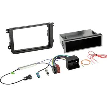 Autorádio ACV 611320-15-01 dvojitý montážní rámeček na autorádio dle DIN pro Vhodné pro značku auta: Seat, Skoda, Volkswagen