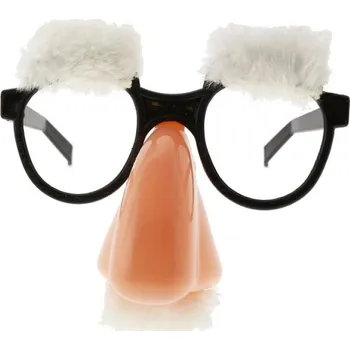 GoDan Karnevalové brýle s nosem a knírem profesor