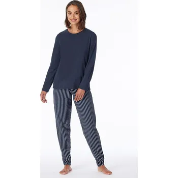 Dámské pyžamo UNCOVER BY SCHIESSER Dunkelblau 306164 50