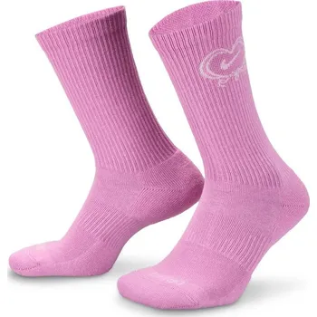 Pánská móda Vysoké bavlněné ponožky Nike EVERYDAY PLUS růžové IH8626-503 - M | UK 13 | US 14