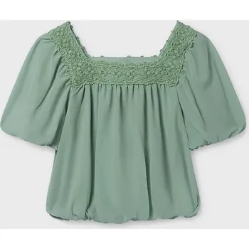 Dámské oblečení Dětská halenka Mayoral 6156.8A.Junior.PPY2 zelená 70X, vel. 162