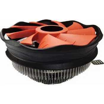 PC ventilátor Gembird CPU-HURACAN-X30 computer cooling system Processor Air cooler 12 cm Black Orange