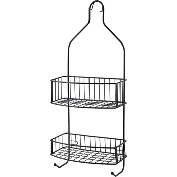 police Koupelnová polička CARL BLACK 15x56 cm černá