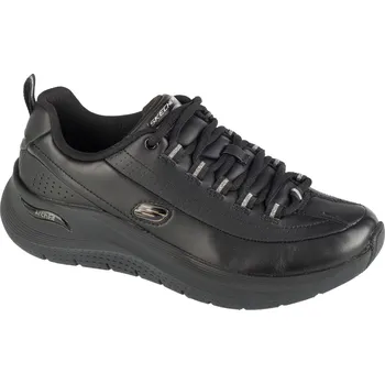 Dámské tenisky Černé dámské kožené tenisky Skechers Arch Fit 2.0 - Star Bound 150061-BBK Velikost: 39,5