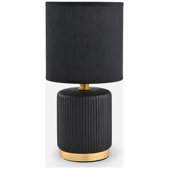 Lampička Černá noční lampička 27,5 cm