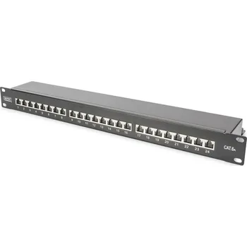 Switch Digitus DN-91624S-EA-B 24 portů síťový patch panel 483 mm (19) CAT 6A, CAT 6a (surový kabel CAT 7) 1 U osazený