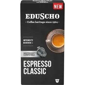 Kávové kapsle "Espresso Classic", kompatibilní s Nespresso, 10 ks, EDUSCHO 537125