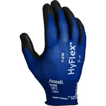 Pracovní rukavice Ansell Rukavice Modrá No Nylon Ano Ano Ano Polyuretan Ne Ne 10 HyFlex 11-618