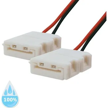 LED páska Tipa Spojka nepájivá pro LED pásek 5050, 5630 30,60LED/m 10mm s vodičem, voděodolný IP68