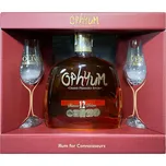Ophyum 12 Sistema Solera 40% 0,7l v dárkovém boxu se 2 skleničkami