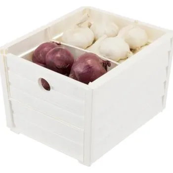 Úložný box BAMA Box SCORTA, barva hnědá Barva: Krémová