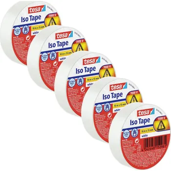 Izolační páska tesa 56192-00503-23 izolační páska tesa® bílá (d x š) 10 m x 15 mm 5 ks