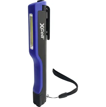 Svítilna XCell 149197 Pro mini svítilna, penlight na baterii COB LED 167 mm modrá, černá