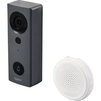 Domovní zvonek Sygonix Wi-Fi, bezdrátový domovní IP/video telefon šedá, bílá, SY-6721068