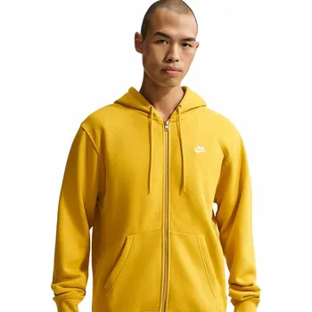 Pánská mikina Pánská rozepínací mikina Nike CLUB žlutá FN3861-389 - 3XL | UK 13 | US 14