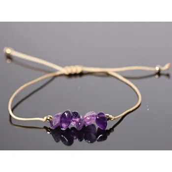 Náramek Magieprirody.cz Náramek Ametyst Shamballa + kartička #1027