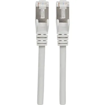 Datový kabel Intellinet 317245 RJ45 síťové kabely, propojovací kabely CAT 6A S/FTP 5.00 m šedá fóliové stínění, stínění pletivem, bez halogenů 1 ks