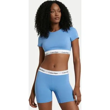 Oblečení a móda Calvin Klein Underwear T-Shirt LV00QF8495 Světle modrá Slim Fit XL