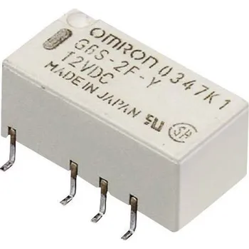 Relé Omron G6S-2F 5 VDC relé do DPS 5 V/DC 2 A 2 přepínací kontakty 1 ks