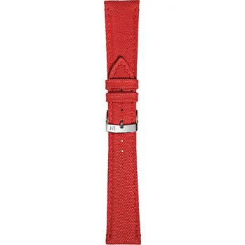 Řemínek na hodinky Parkour - Voděodolný textilní řemínek na hodinky 20 mm červený