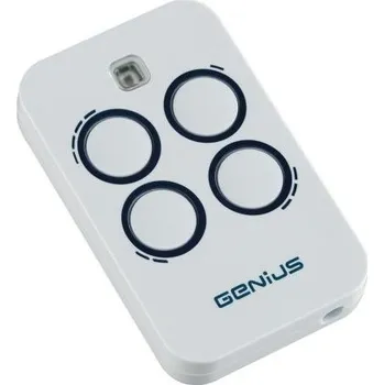 Dálkový ovladač vrat KILO TX4 dálkový ovladač Genius - vysílač 4-kanálový, plovoucí kód, 868,35 MHz, náhrada za Genius Amigo