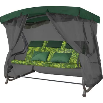 Zahradní houpačka ZAHRADNÍ HOUPAČKA PRO 3 OSOBY LENA S MOSKYTIÉROU